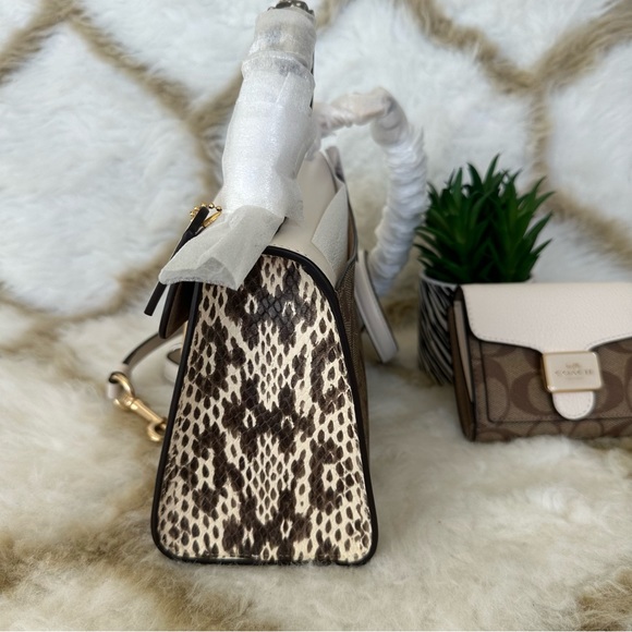 Coach Pepper Satchel and Wallet In Signature Canvas - Picture 4 of 16